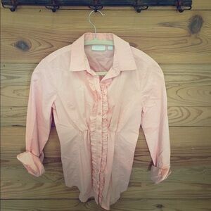NWOT Pink Stretch Dress Shirt Size XS